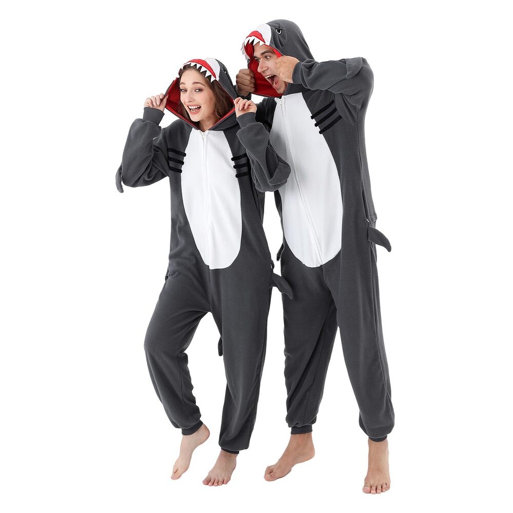 2909 Unisex Adult Onesies, Halloween Costume Fleece Long Sleeve Fall Winter